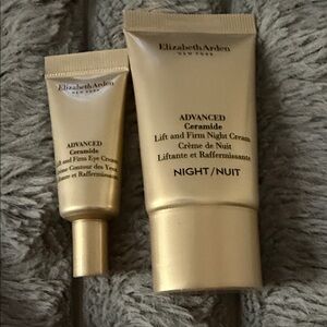 Elizabeth Arden Gold Ceramide Night and Eye Cream Duo